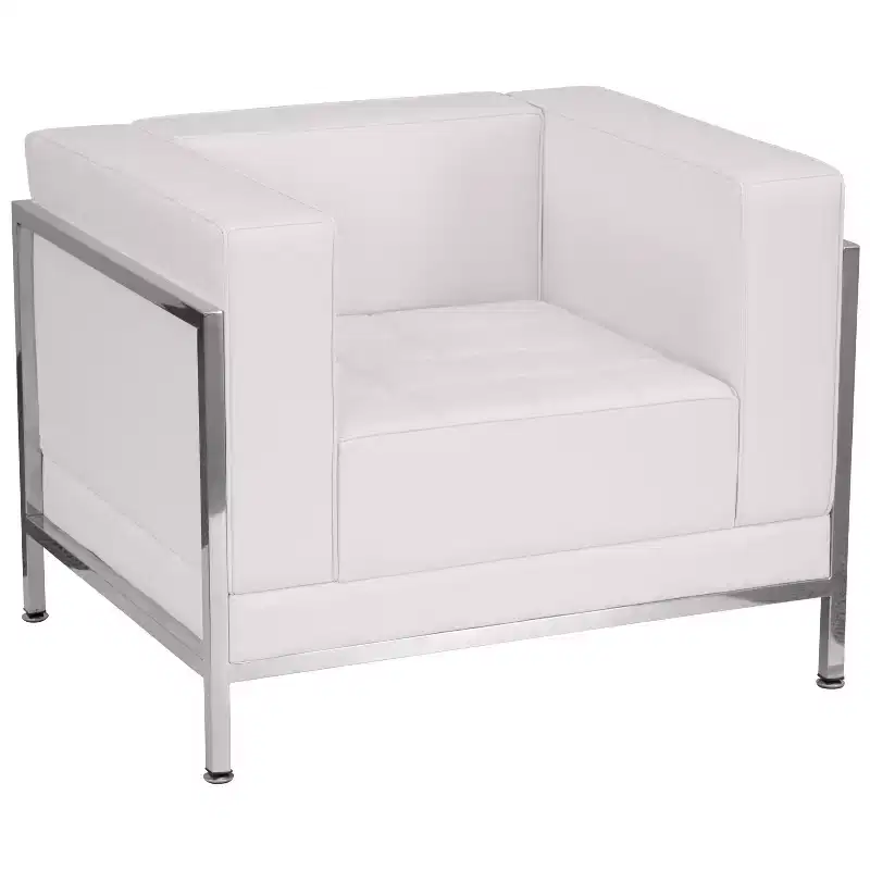 Flash Furniture HERCULES Imagination Series Contemporary LeatherSoft Modular Chair with Quilted Tufted Seat and Encasing Frame