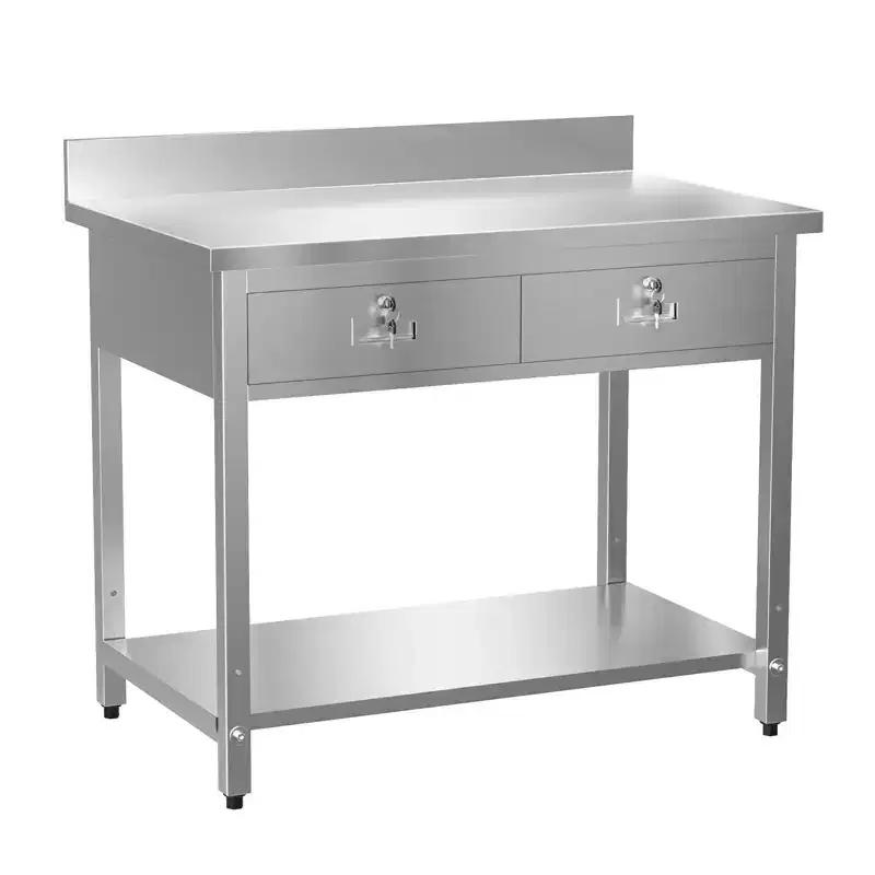 42'' x 26'' Stainless Steel Table for Prep & Work with Drawer for Kitchen Restaurant