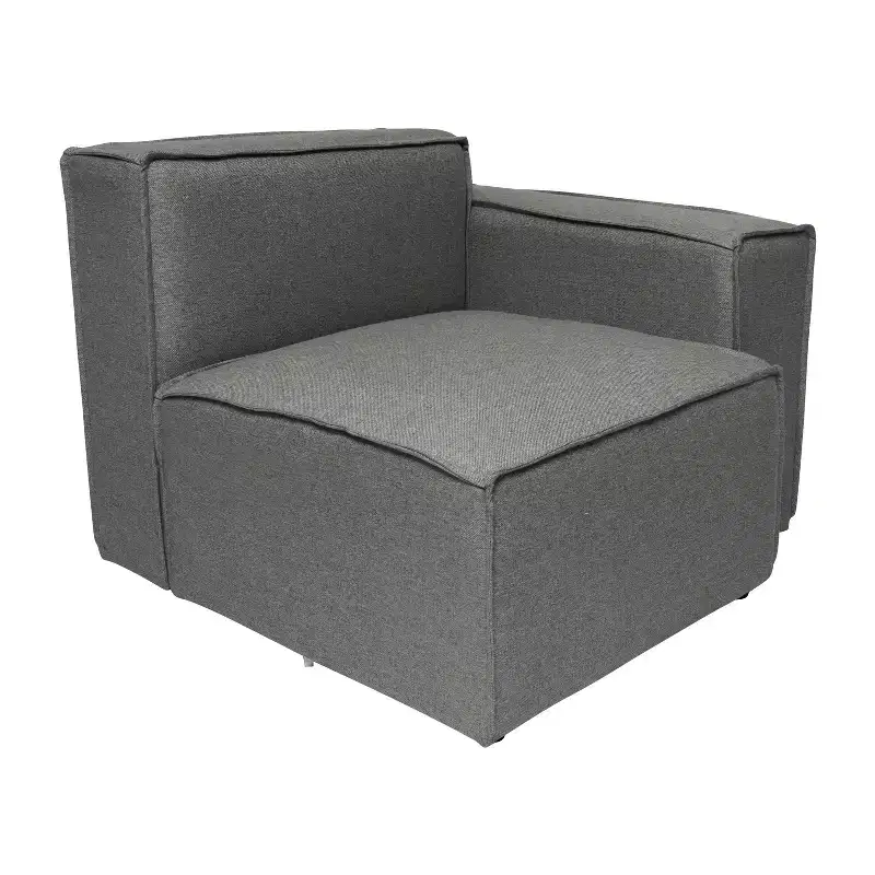 Flash Furniture Bridgetown Luxury Modular Sectional Sofa, Right Side with Arm Rest