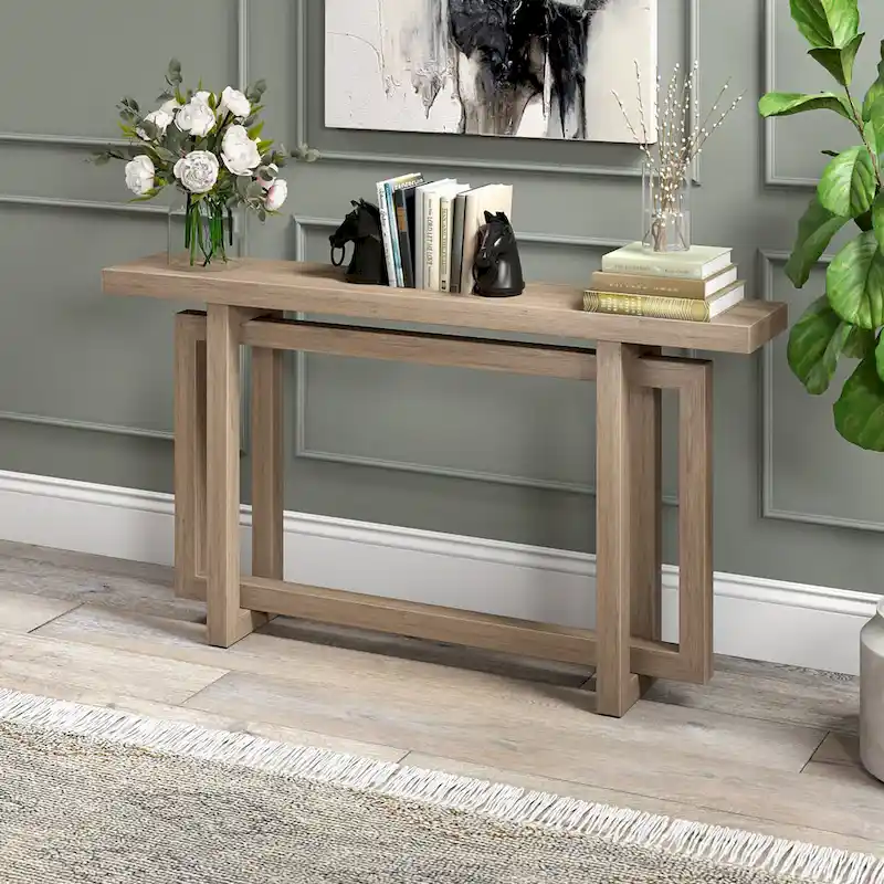 Breslow 55 Wide Rectangular Console Table - 55 Wide