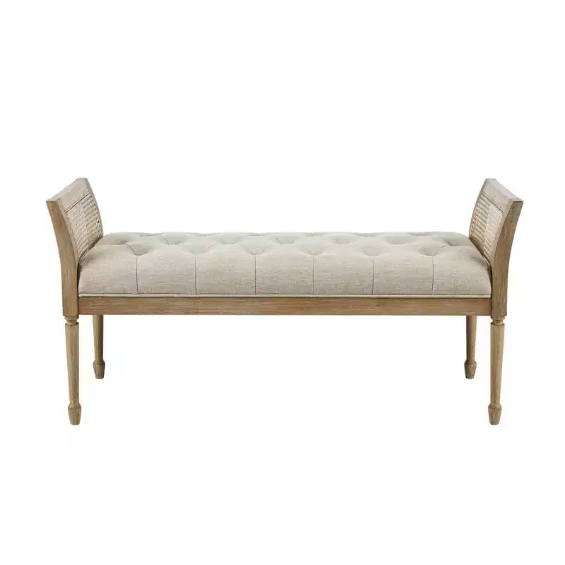 Isla Accent Bench Natural - Martha Stewart