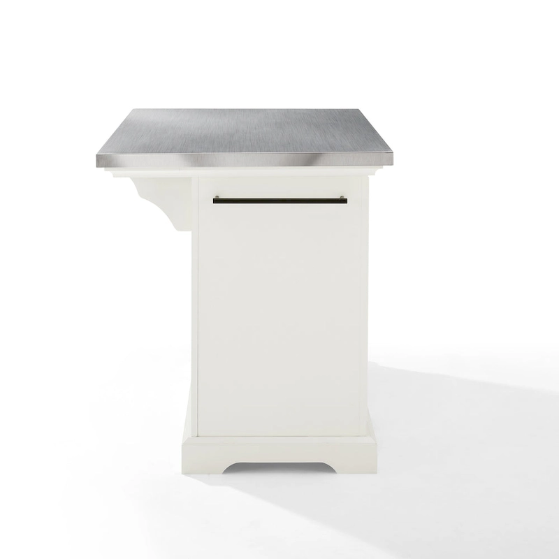 Crosley Julia Stainless Steel Top Kitchen Island - 50 W x32 D x 36 H