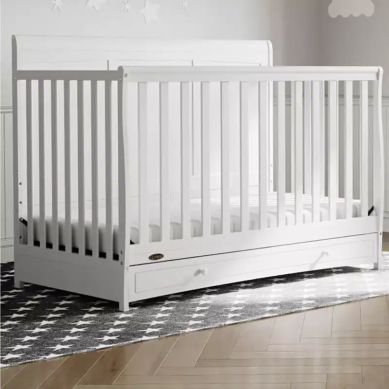 Graco Asheville 4-in-1 Convertible Crib with Drawer
