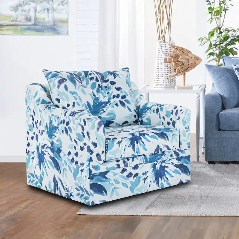 Cushioned Swivel Chair