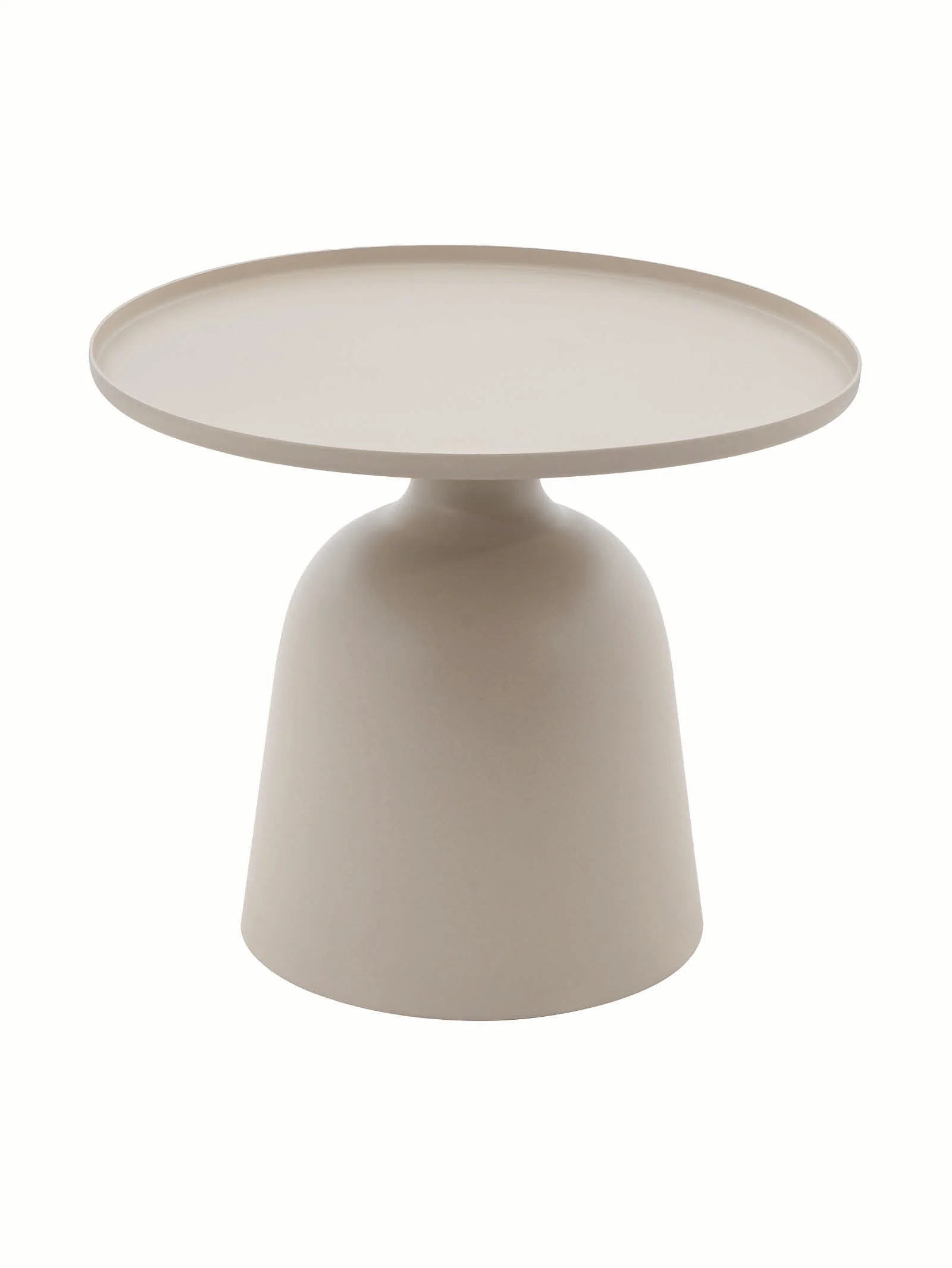 Contemporary Aluminium Side Table with Weather-Resistant for Patio