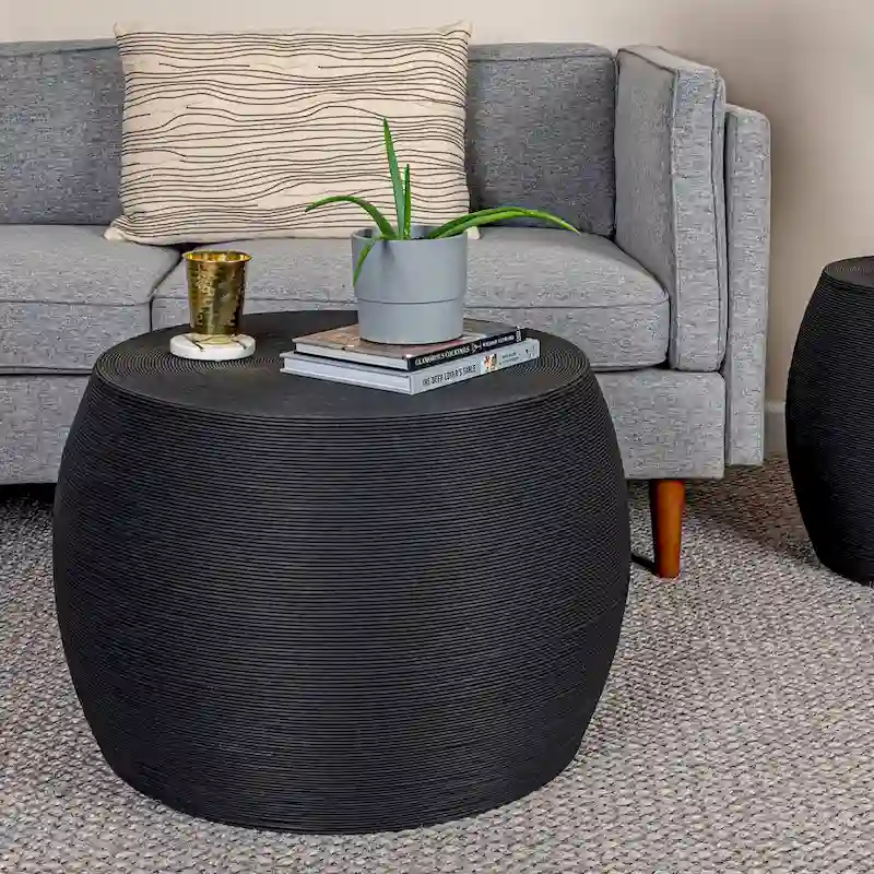 Rattan Accent Table