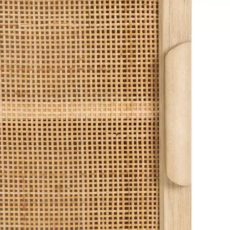 All Things Decor Ori Rattan Wall Cabinet Natural