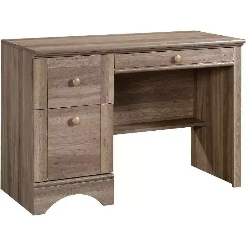 All Purpose Drawer Computer Desk - Salt Oak Finish 43.5 x 19.40 x 28.98