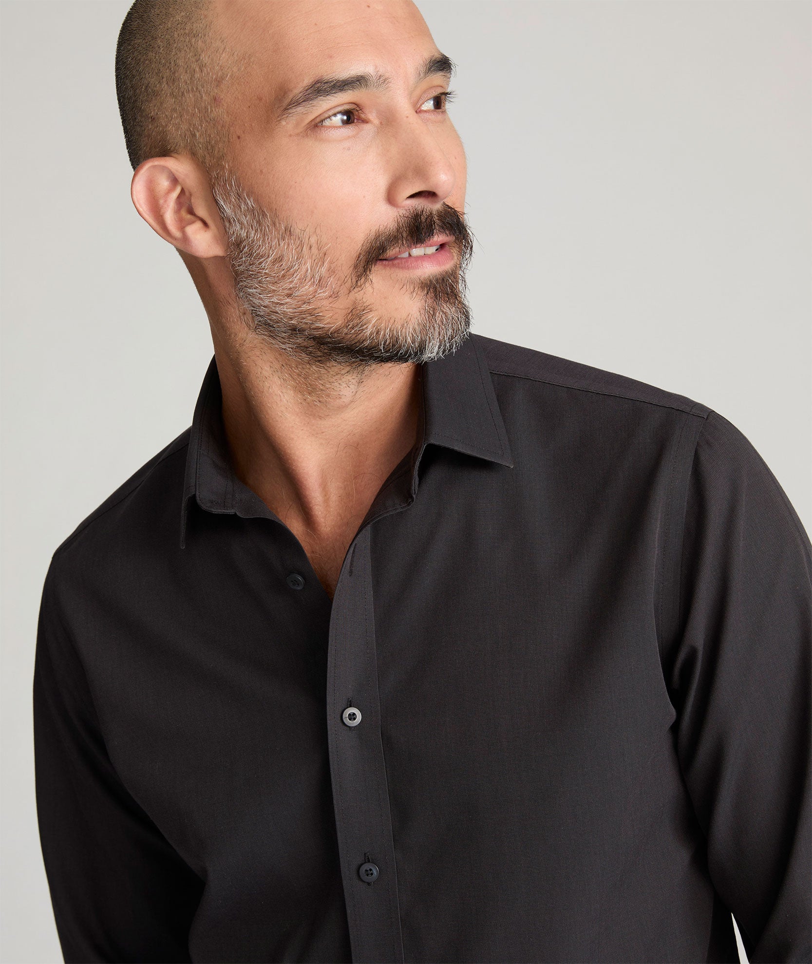 Classic Black Cotton Shirt