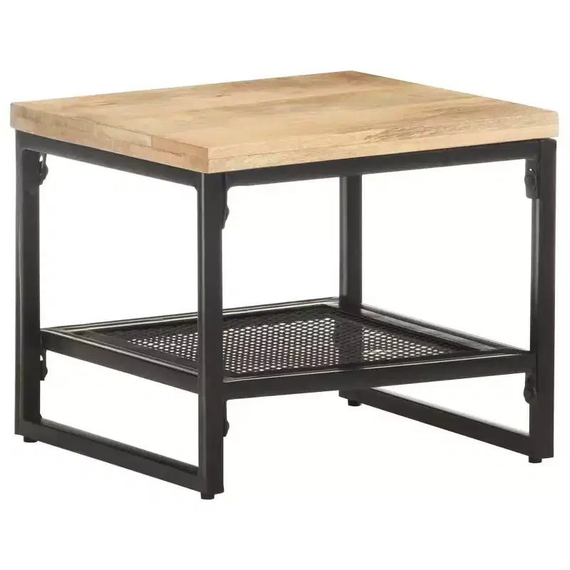 vidaXL Side Table End Table Sofa Coffee Table Living Room Furniture Solid Wood