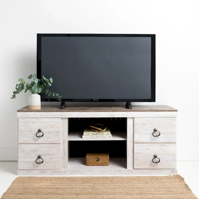 Woodgrain 60-inch TV Stand