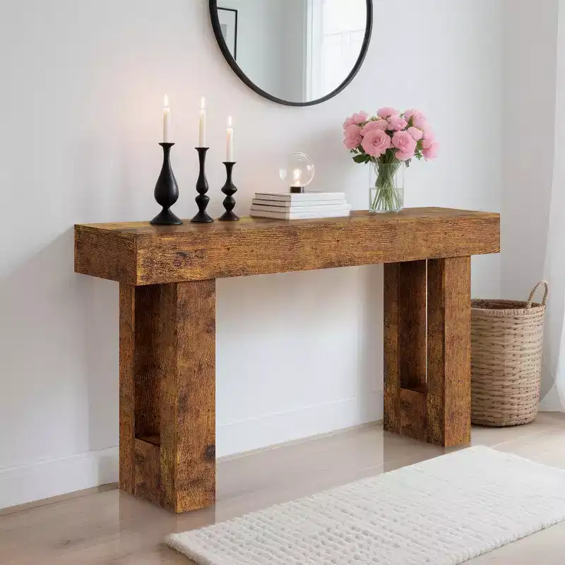 Console Tables for Entryway Narrow Sofa Tables Entryway Table Rustic Narrow Entrance Front Door for Living Room Hallway