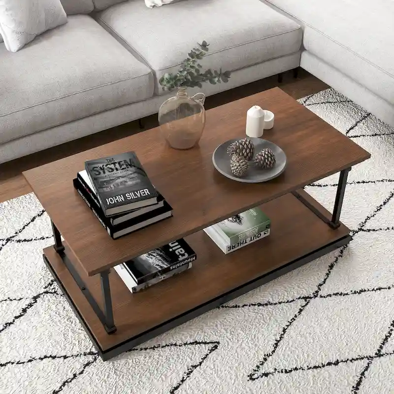 Marcin Transitional 47-inch 1-Shelf Coffee Table by Furniture of America