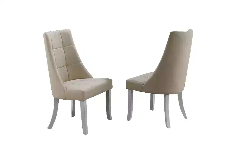 Kings Brand Furniture Milan Vinyl Upholstery Kitchen Dinette Dining Room Side Chairs, Set of 2.