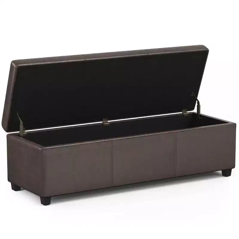 Extra Large Franklin Storage Ottoman Bench