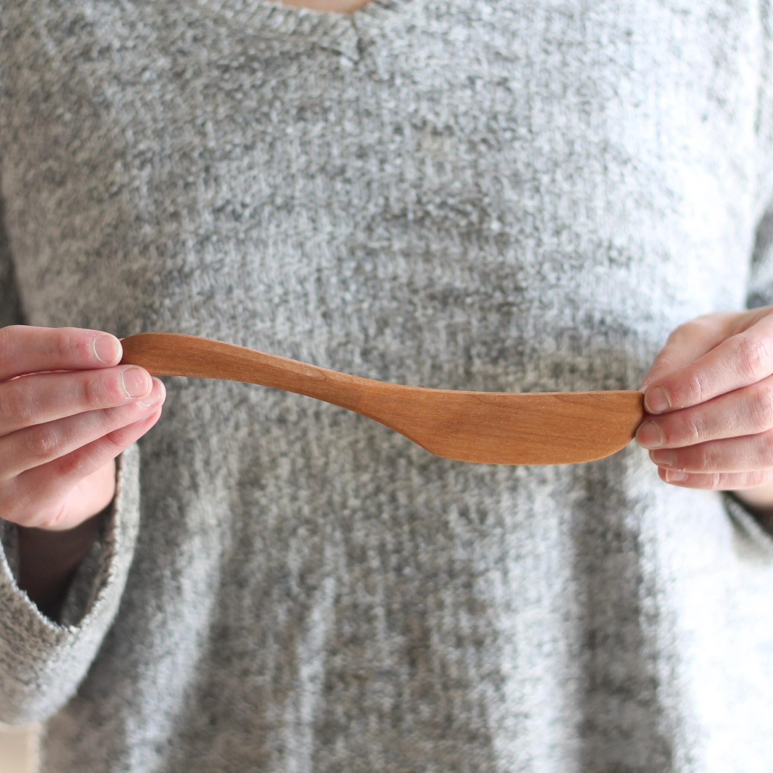 Handmade Solid Cherry Spreader