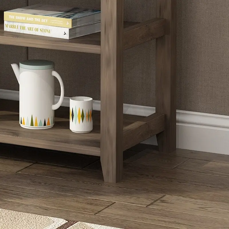 Entryway Console Table with 3 Drawers and 2 Open Shelves