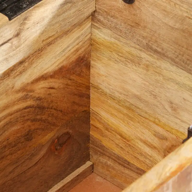 vidaXL Hall Bench 40.6x13x28.3 Solid Mango Wood