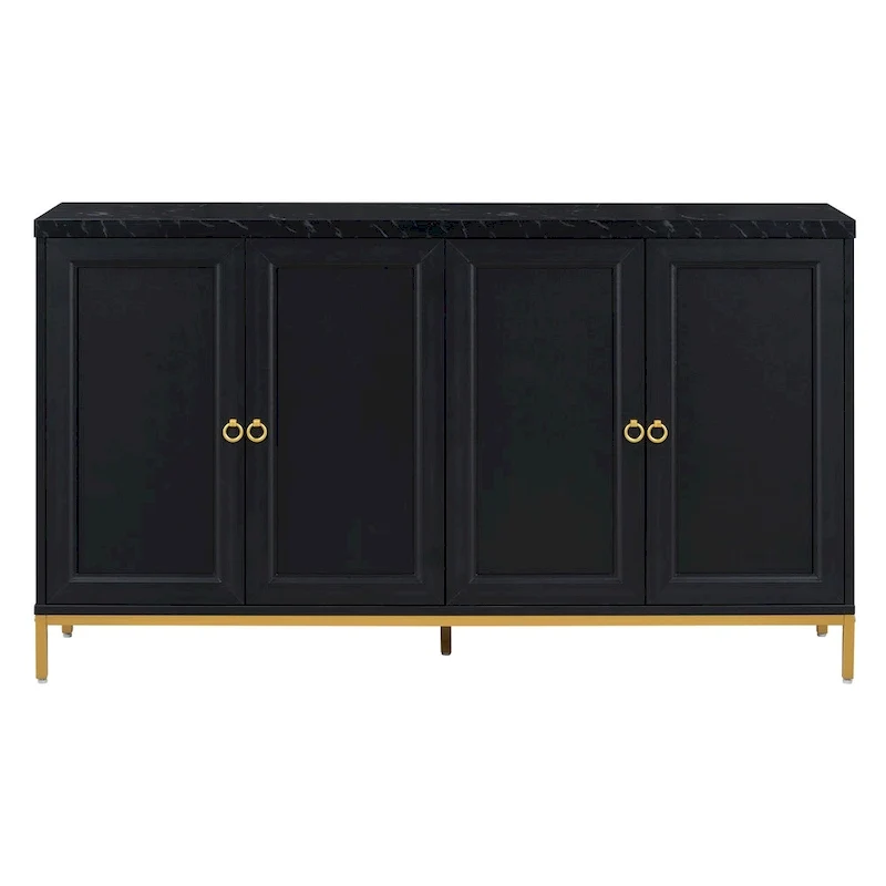 59 Sideboard Buffet Cabinet with Adjustable Shelf