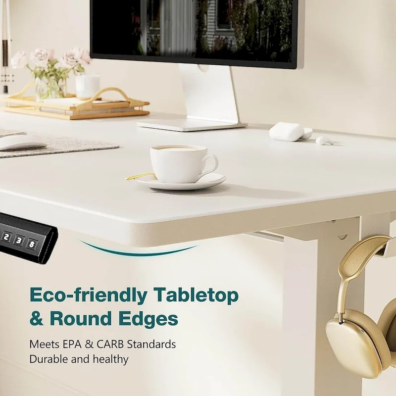 Height Adjustable Electric Standing Ergonomic Computer Desk