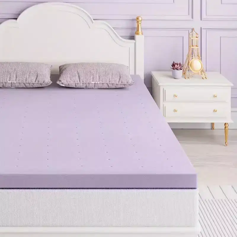 MAYEERTY 2 Inch Queen Mattress Topper - Premium Firm Memory Foam, Ventilated, Cooling Gel-Infused, High-Density for Comfort