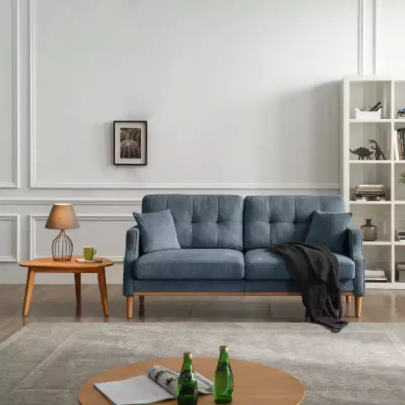 Waterproof Fabric 3-Seater Sofa Equipped with USB Charging Port