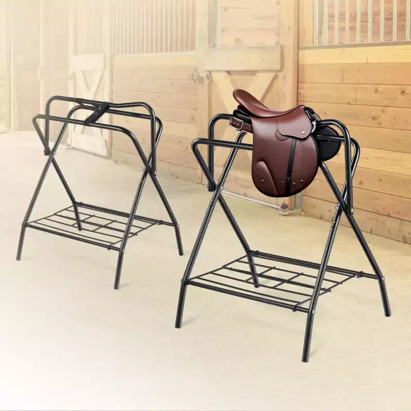 Folding Saddle Rack 2-Pack, 28x19x37.5
