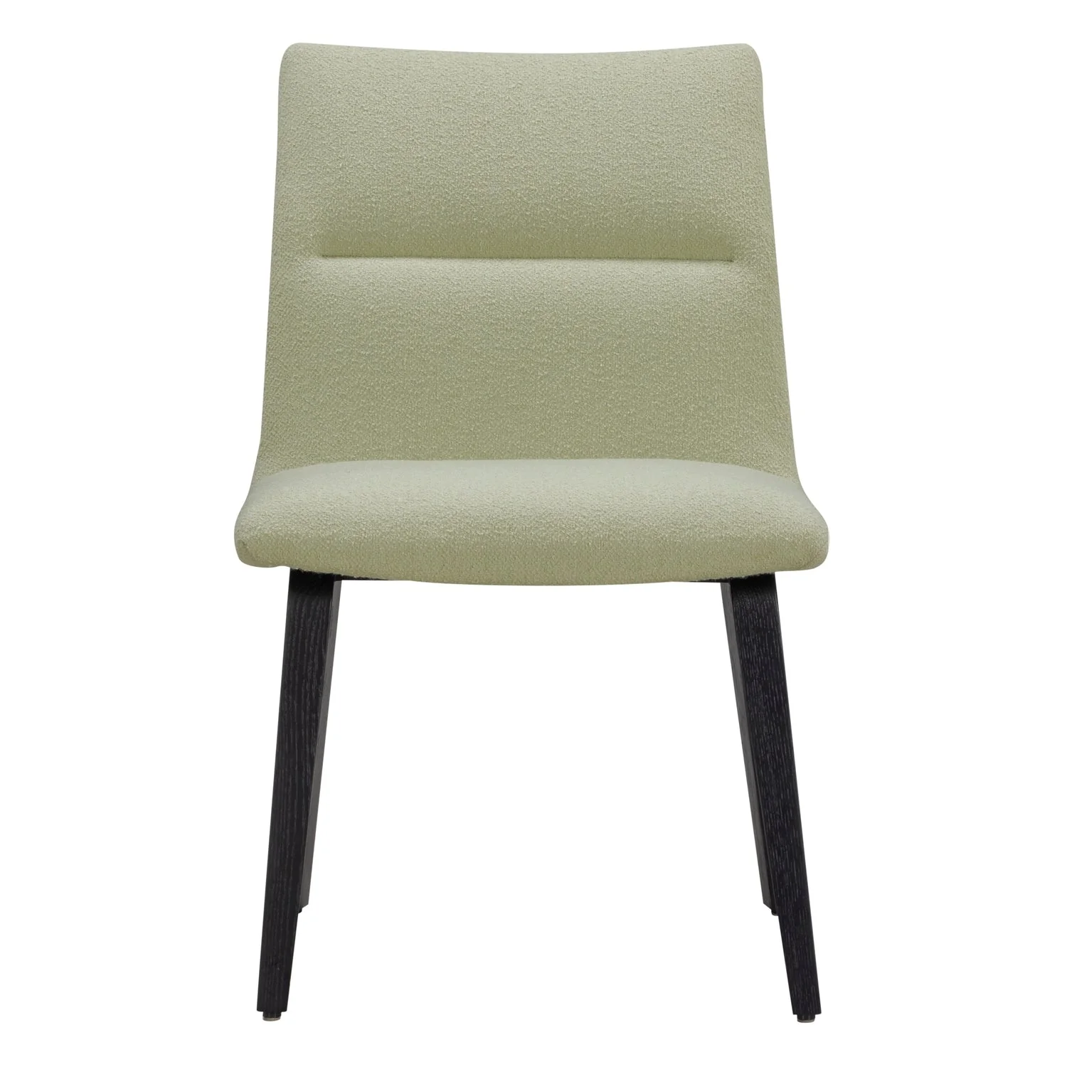 Contemporary Upholstered Dining Chair with Folded Back Detail for Dining Rooms