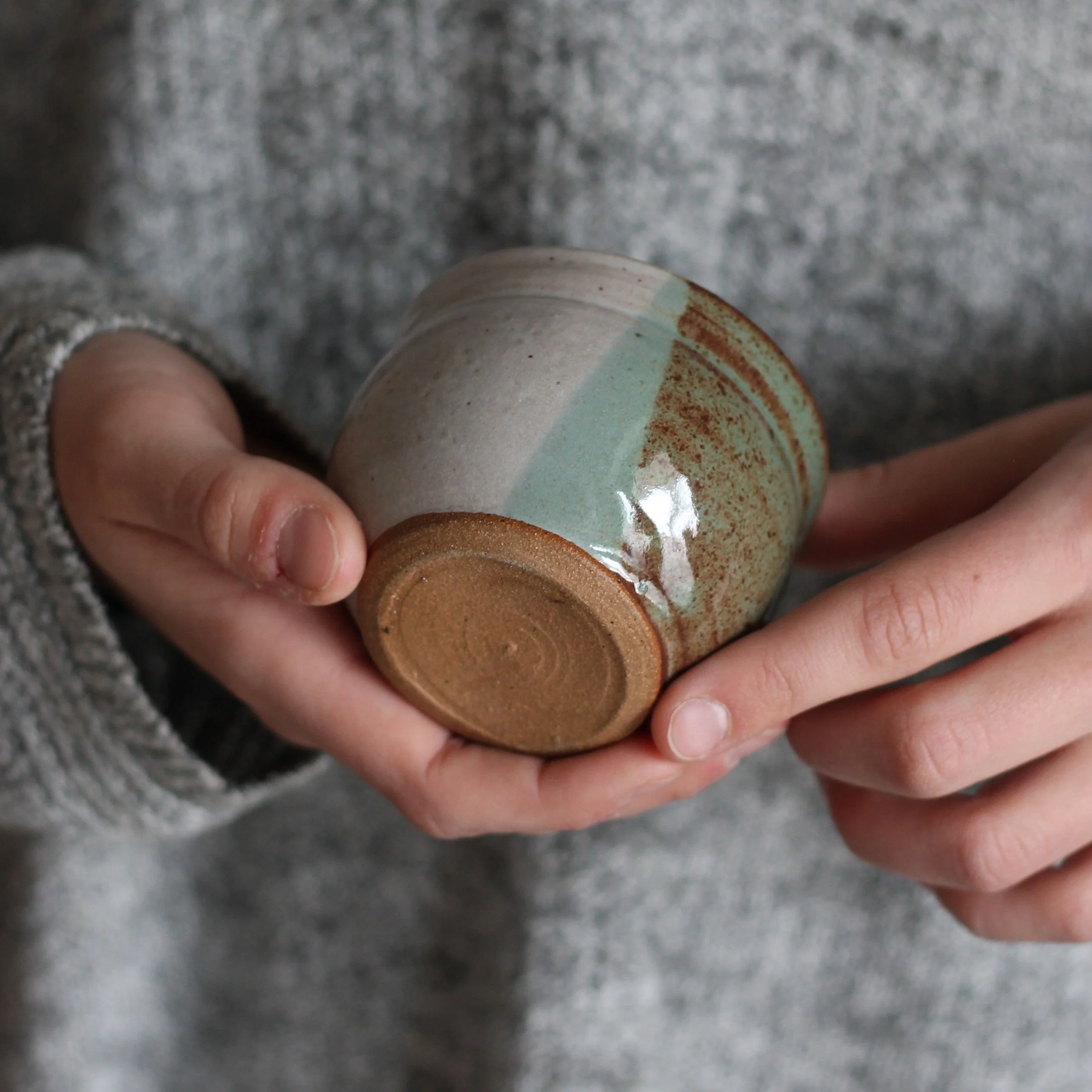 Handmade Mini Ceramic Salt Cellar