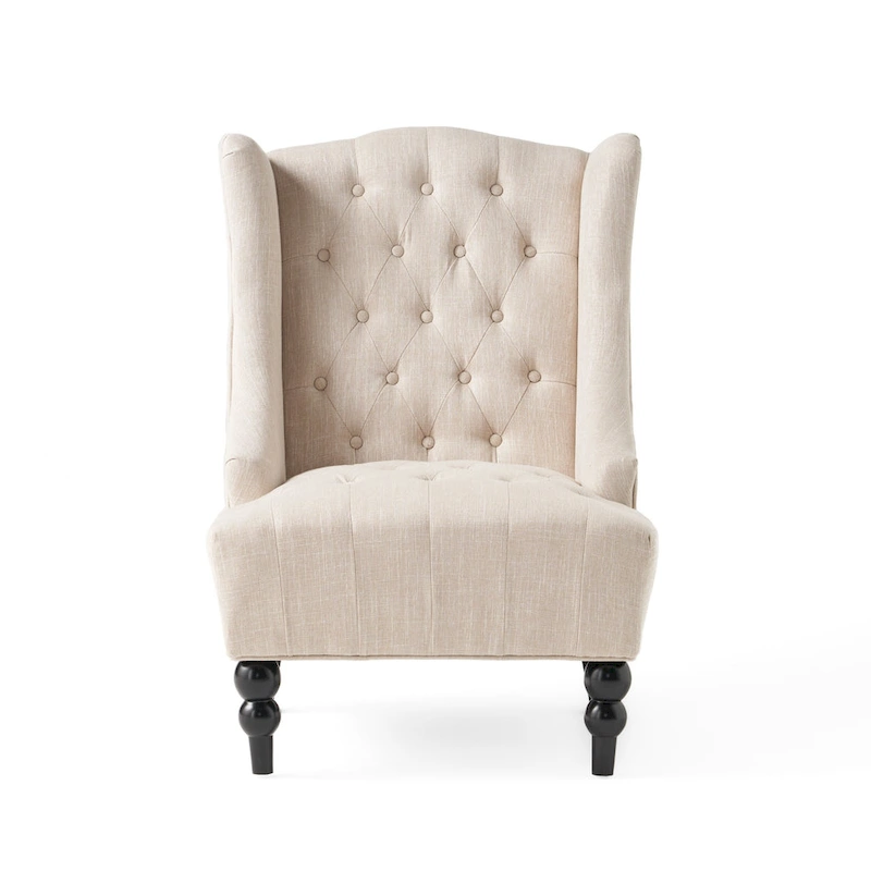 Christopher Knight Home Toddman Tufted High-Back Club Chair - 27.25 L x 33.75 W x 38.50 H
