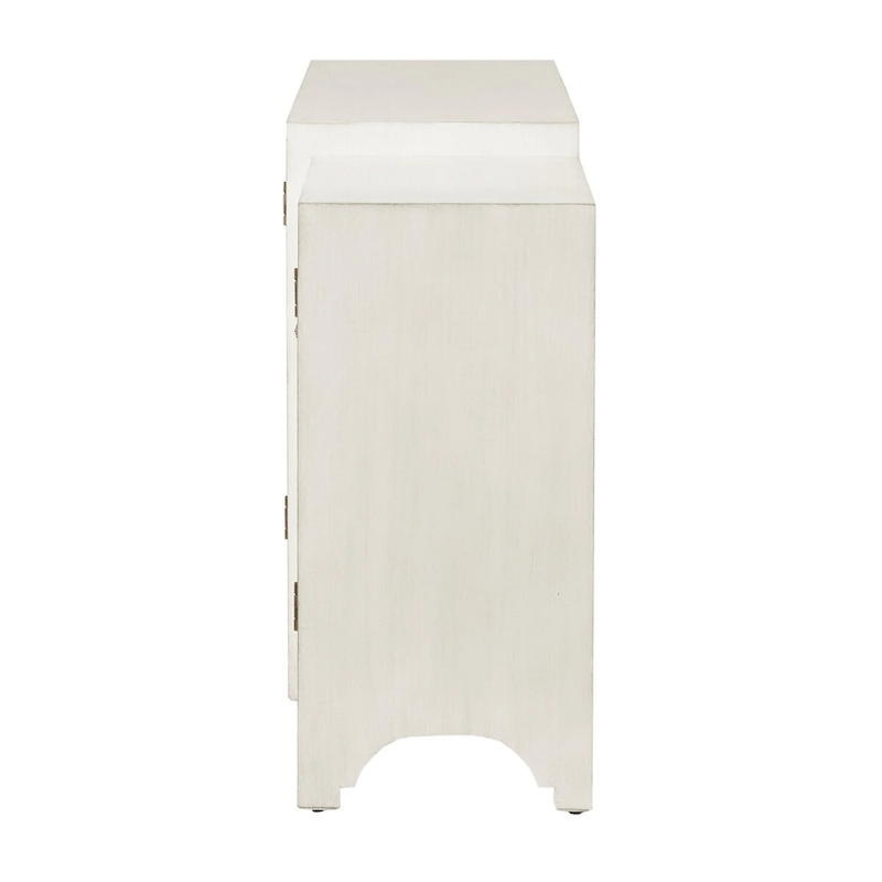 Madison Park Nevaeh Cream Quatrefoil Dining Buffet Server
