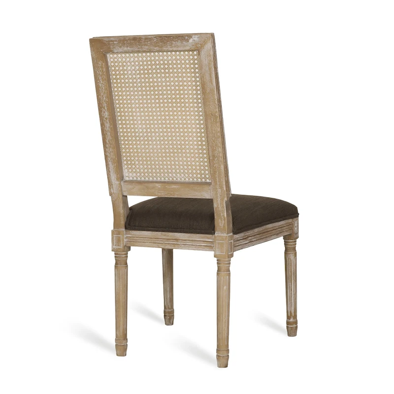 Remuda Wood and Cane Upholstered 5 Piece Circular Dining Set by Christopher Knight Home