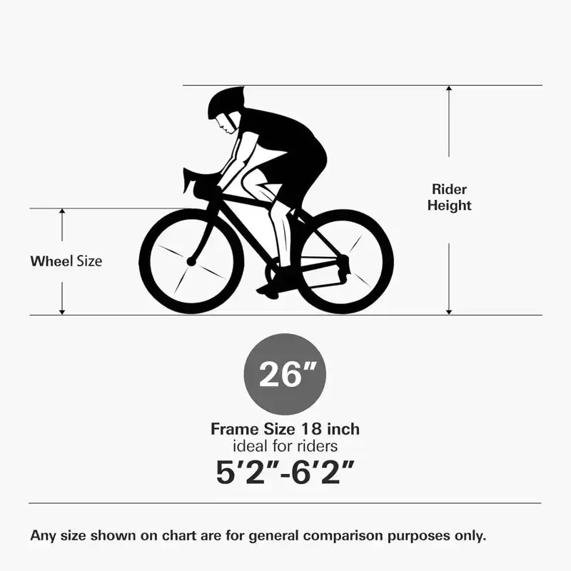 hykolity 26 27.5 Wheel Mountain Bike, 18 Speed MTB Women Men Bicycle with Adjustable Saddle, Full Suspension for Outdoor Cycling