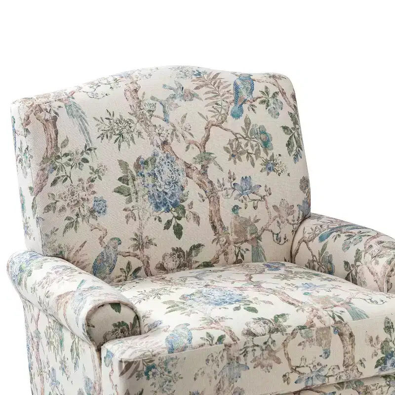 comfy Livingroom Armchair with Solid Wood Legs