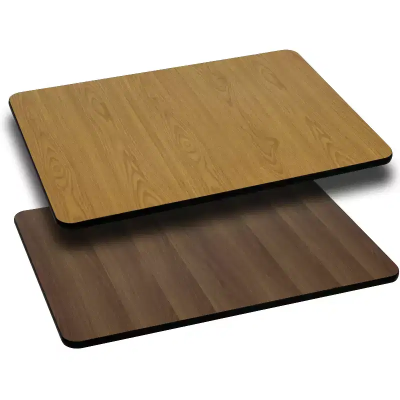 Emma and Oliver 30x60 Rectangular Table Top with Reversible Laminate Top