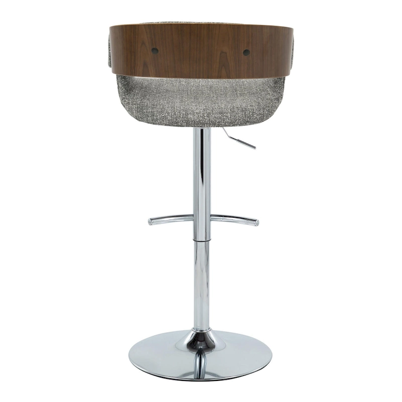 Carson Carrington Gavle Adjustable Bar Stool with Rounded T Footrest (Set of 2)