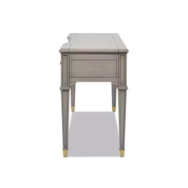 Jennifer Taylor Home Dauphin 55 3-Drawer Wood Executive Desk