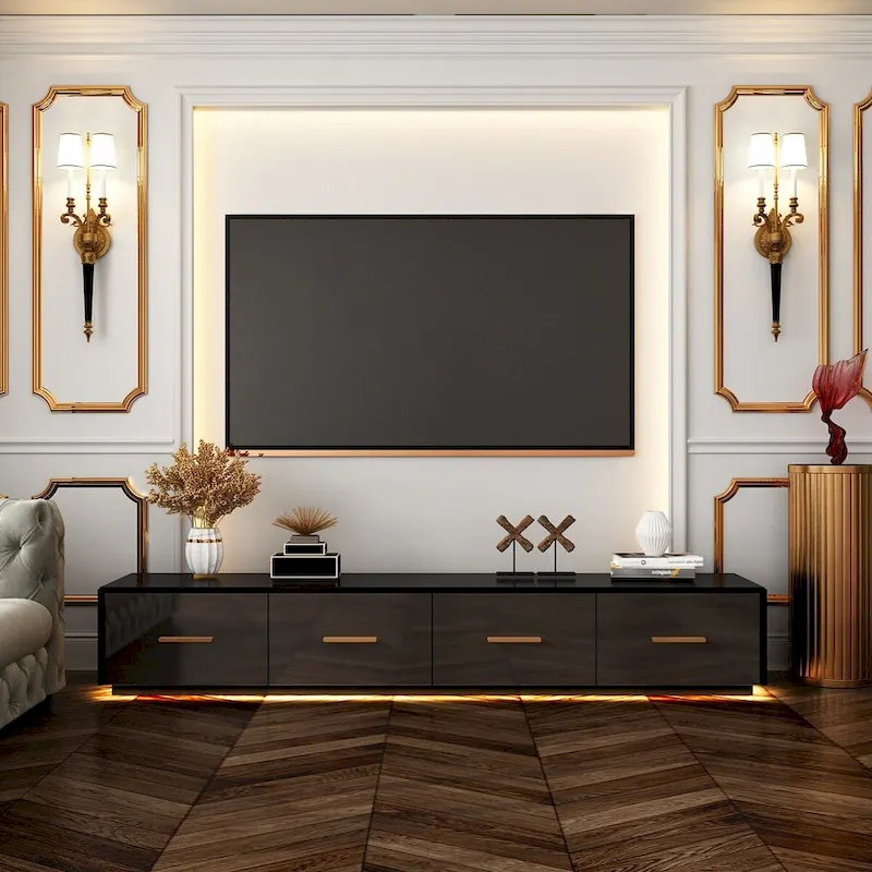Your Space Our Sleek Floating Entertainment Unit Style Meets Function - 70.9