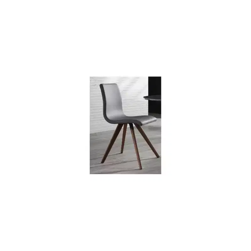 HomeStock 37 in. Black Faux Leather Dining Chair Set of 1 for a chic choice modern dcor and elegant dining experience