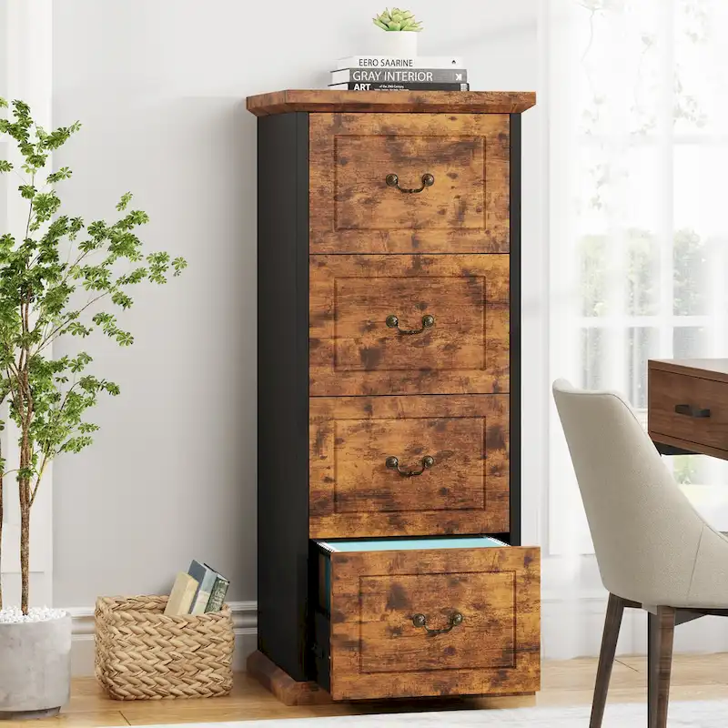 4-Drawer File Cabinet for Home Office