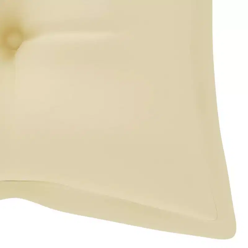 Garden Bench Wooden finish with cream cushion