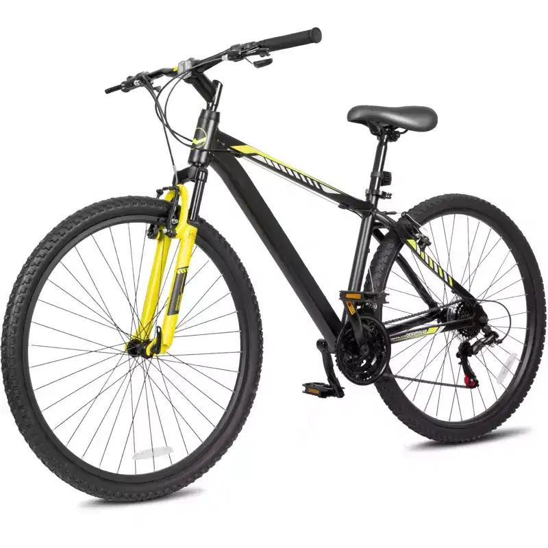 Hykolity 29 inch Mountain Bike 29r MTB Sport Bicycle Large Bike Full Suspension Lightweight Outdoor Cycling for Adult Men Woman Neutral Gray