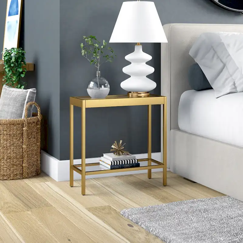 Alexis 24 Wide Rectangular Side Table
