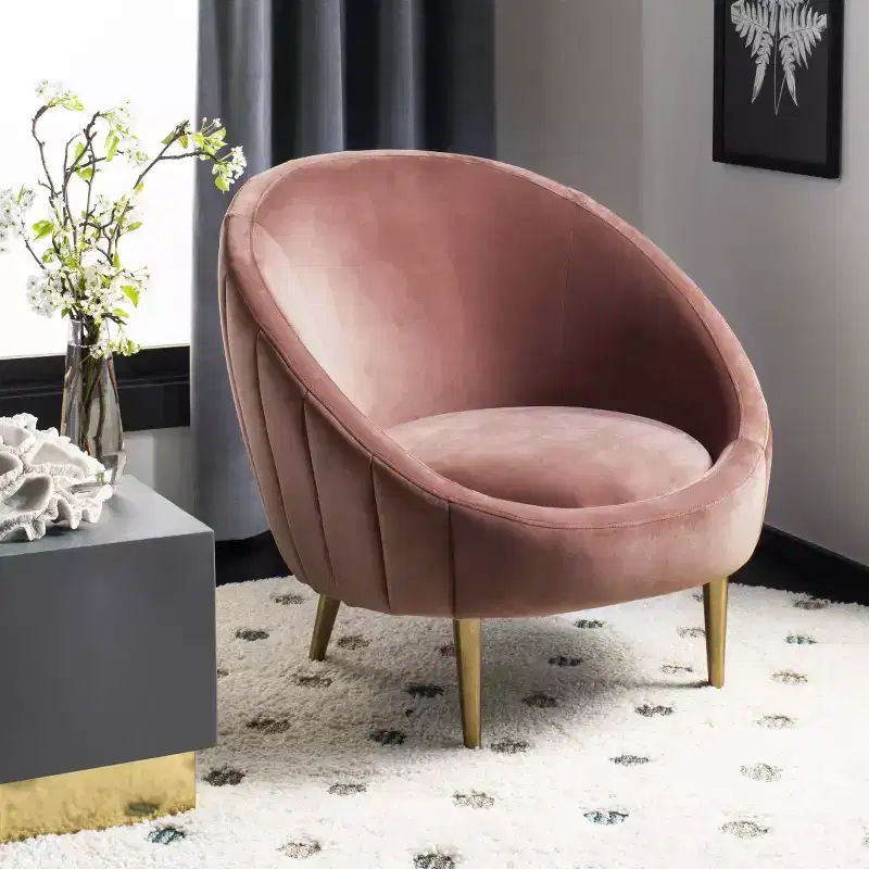 Channel Tufted Tub Chair