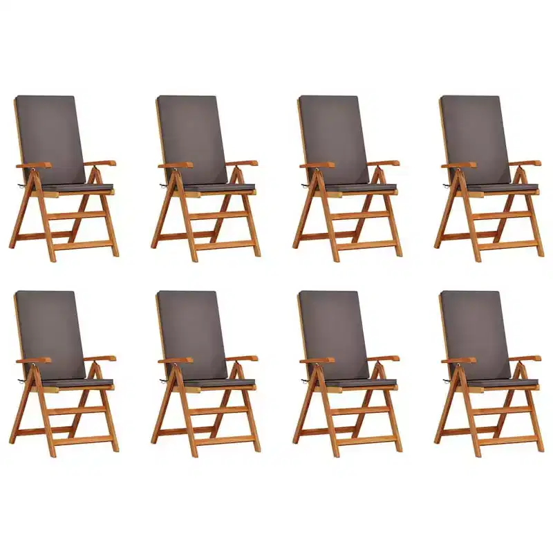 vidaXL Garden Chair 4 pcs and 57 x 71.5 x 104 cm