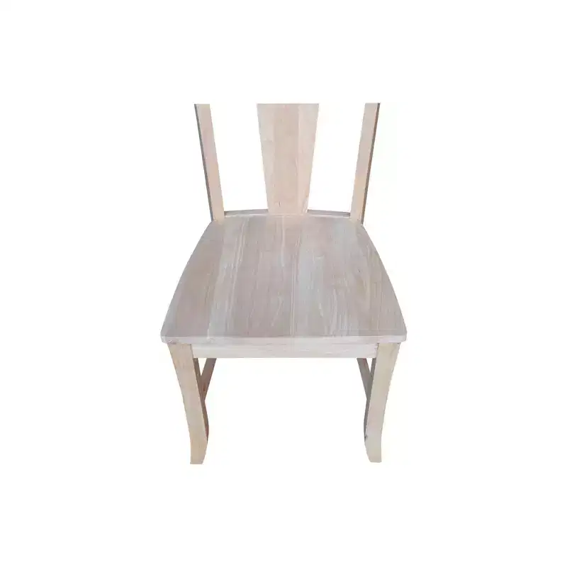 Set of 2 Elle Armless Chairs Unfinished - International Concepts
