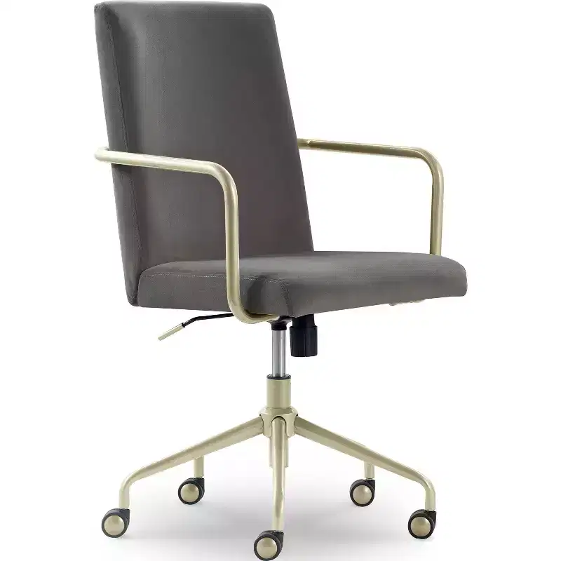 Giselle Gold Desk Chair