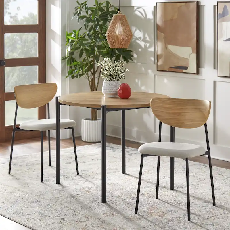 Round Dining Table and Chairs