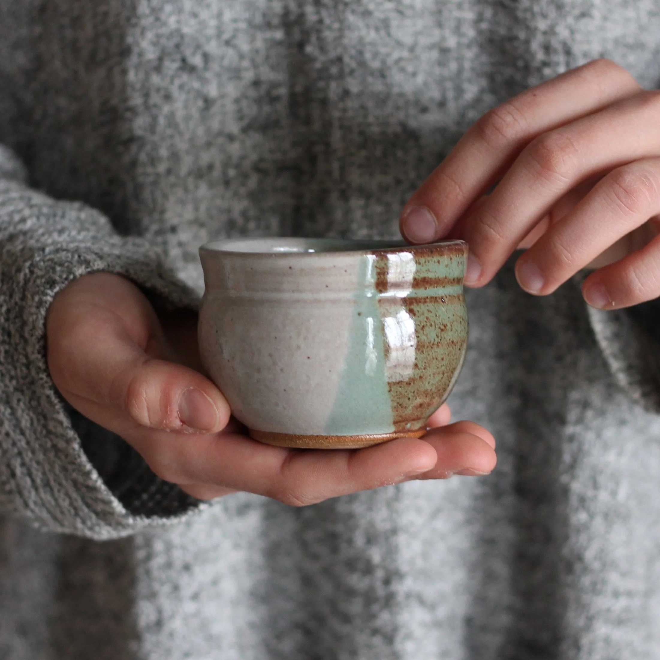 Handmade Mini Ceramic Salt Cellar