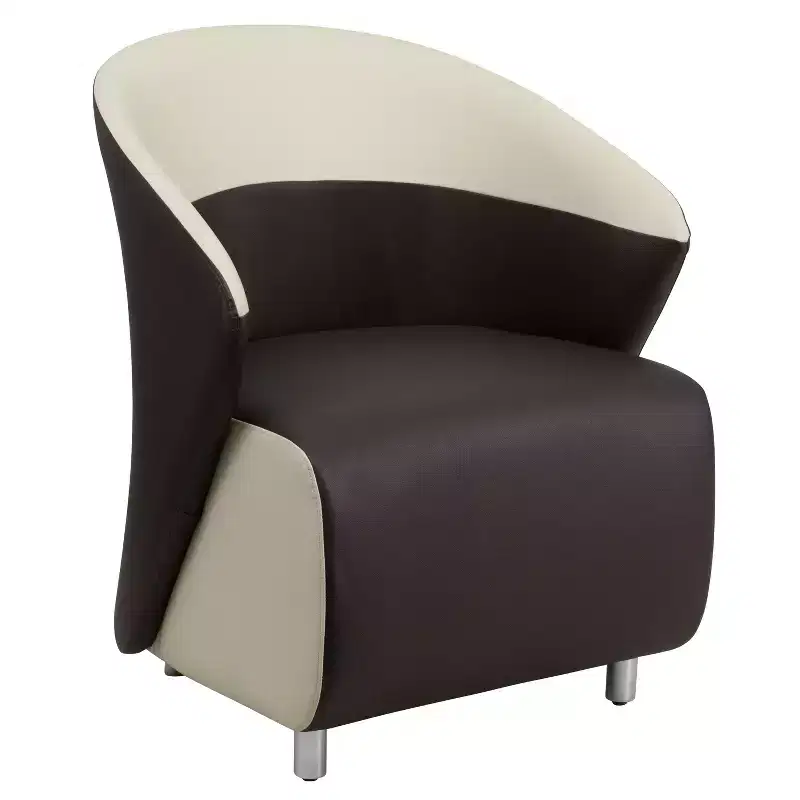 Curved Barrel Back Lounge Chair